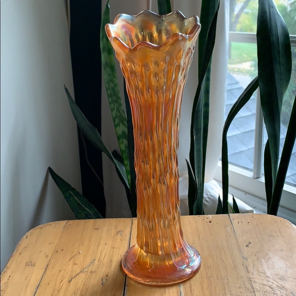 Vintage Fenton Carnival Glass Vase